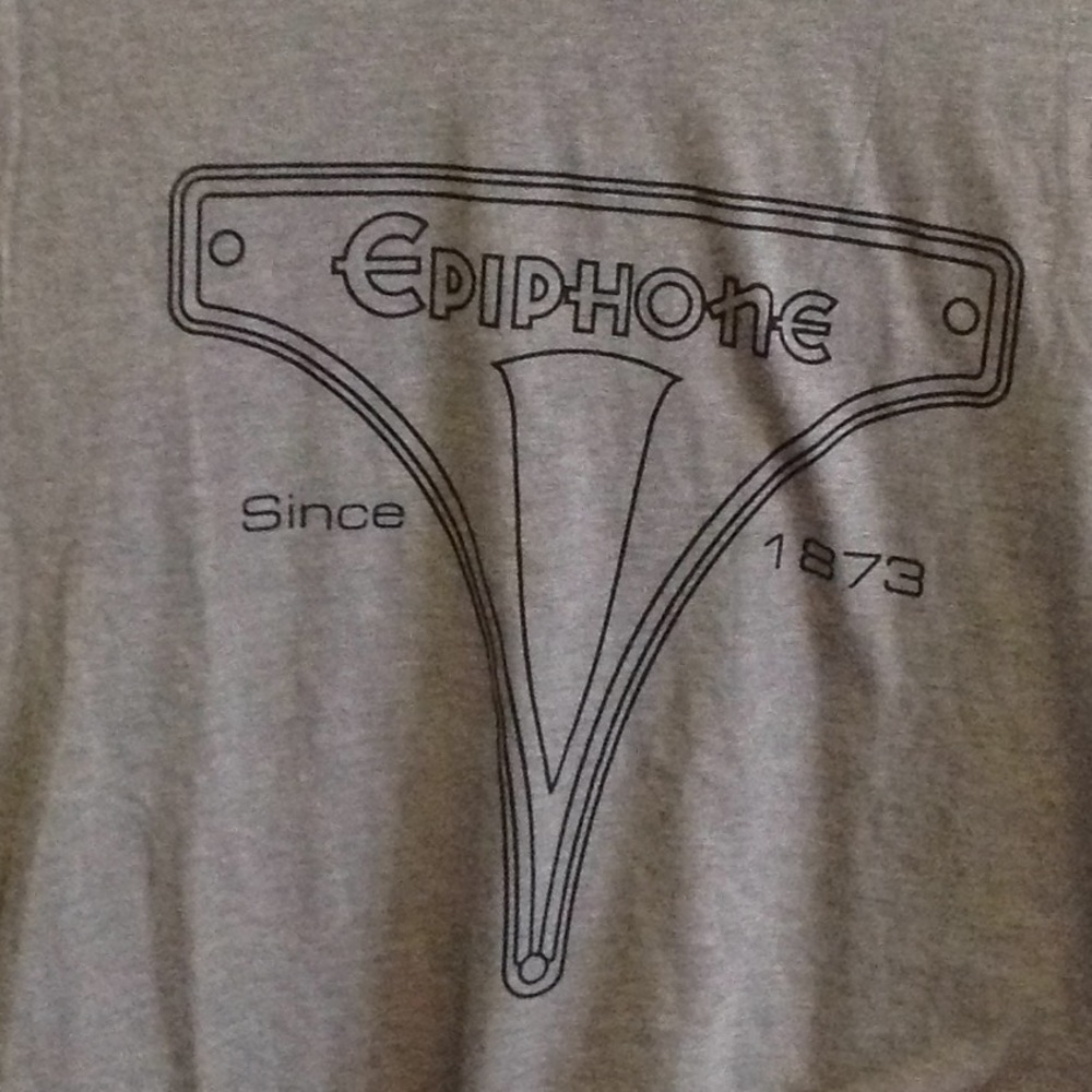 E890-468 Epiphone t-shirt Sz. S, M or XXL NWOT Unisex soft